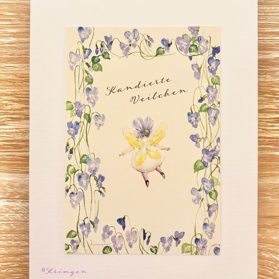 Kandierte Veilchen - Krimgen postcard