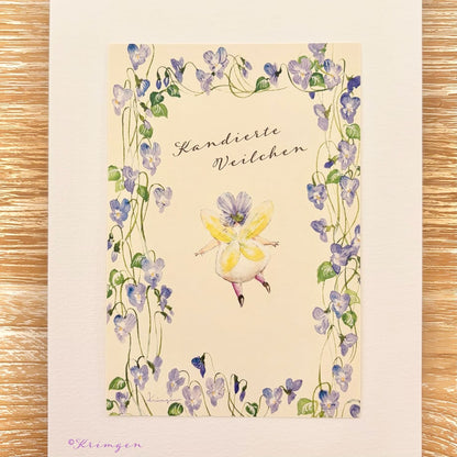 Kandierte Veilchen - Krimgen postcard