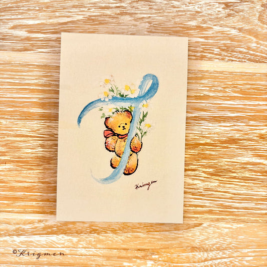 "T" - Krimgen postcard
