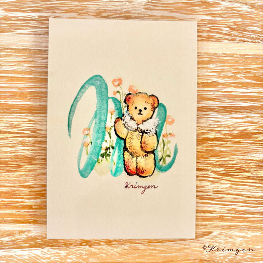 "M" - Krimgen postcard