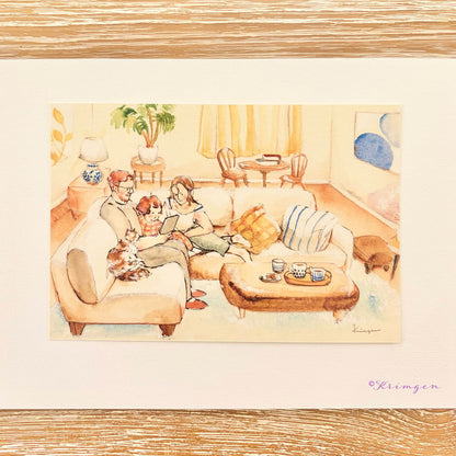 Family - Krimgen postcard