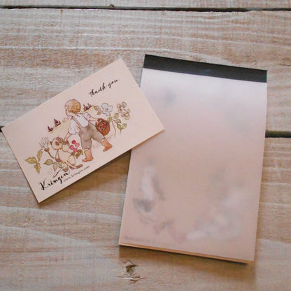 鳥たちの  ballet girl and bird - Krimgen Memo Pad