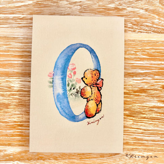 "O" - Krimgen postcard