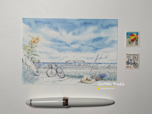 STATION - Shinya Uchida Postcard