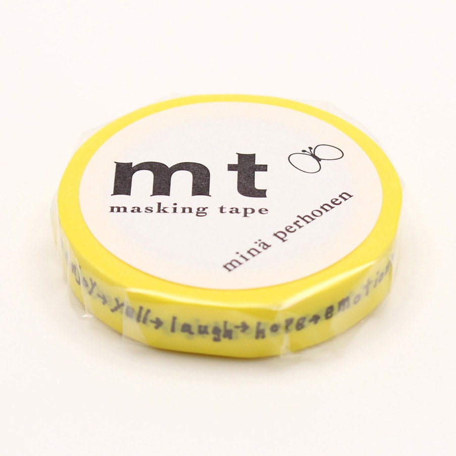 shiritori yellow - mt x minä perhonen - masking tape