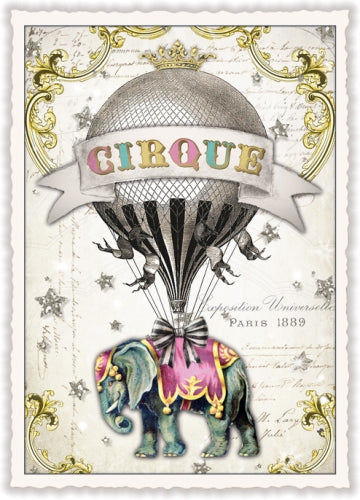 Elefant mit Ballon "Cirque" - PK1093