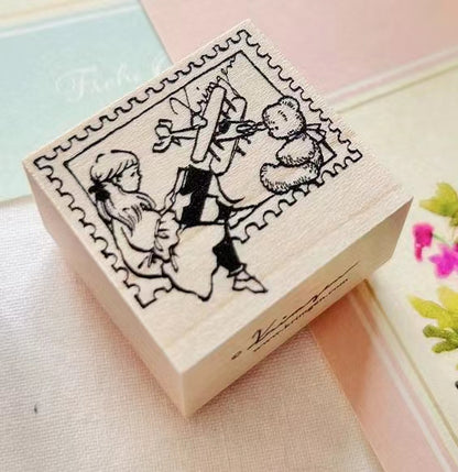 "Stamp Airplane" - Krimgen Rubber Stamp