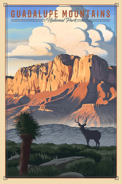 Guadalupe Mountains National Park, Texas - Lantern Press Postcard