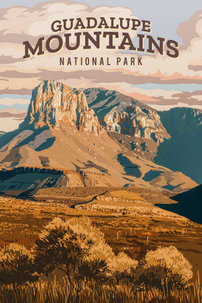 Guadalupe Mountains National Park, Texas - Lantern Press Postcard